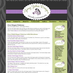 Free Cloth Diaper Patterns - Cloth Diaper Patterns