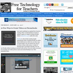 10 Free Ways to Create Videos on Chromebooks