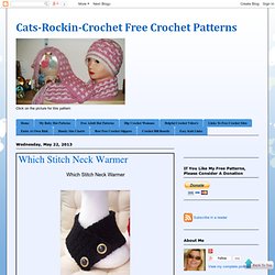 Free Crochet Patterns By Cats-Rockin-Crochet