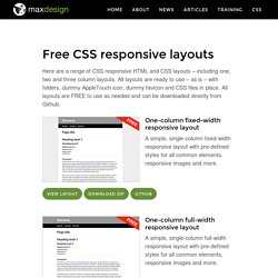 CSS layouts