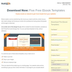 Free Download: 5 Ebook Templates