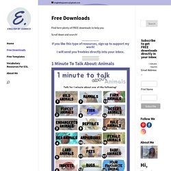 Free Downloads - English by Juanico free downloads English tips