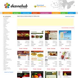 Free Food & Drink Website Templates