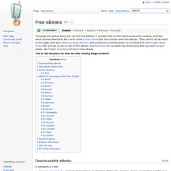 All Wikipedia Links to Free eBooks