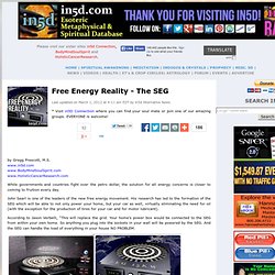 Free Energy Reality - The SEG