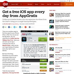 Get a free iOS app every day from AppGratis