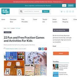 22 Fun and Free Fraction Games and Activities For Kids