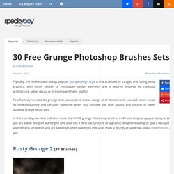 1000 Grunge Photoshop Brushes (40 Sets)