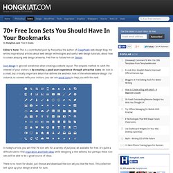 70+ Free Icon Sets You Should Have in Your Bookmarks