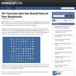 70+ Free Icon Sets You Should Have in Your Bookmarks