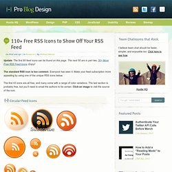 110+ Free RSS Icons To Show Off Your RSS Feed