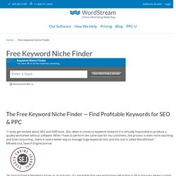 Keyword Niche Finder - Research Tool