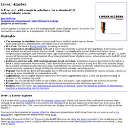 Free Linear Algebra textbook