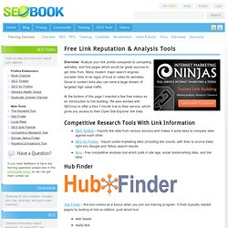 Free Link Building Tools: SEO Book.com