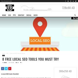 8 Free Local SEO Tools you must try - My Blog