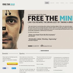 FREE THE MIND - A DOCUMENTARY FILM BY PHIE AMBO
