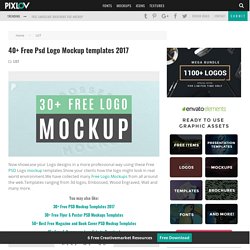 40+ Free Psd Logo Mockup templates 2017