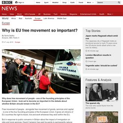 Why is EU free movement so important? - BBC News