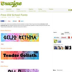 Free Old School Fonts