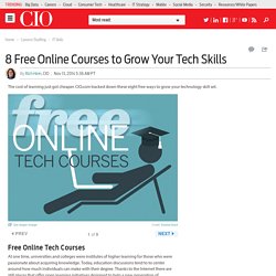 8 Free Online Courses to Grow Your Tech Skills