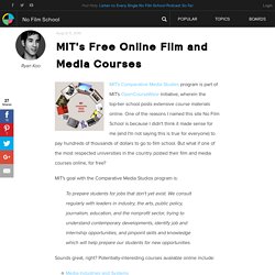 MIT's Free Online Film and Media Courses