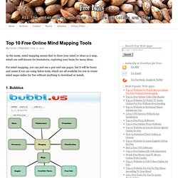 Top 10 Free Online Mind Mapping Tools
