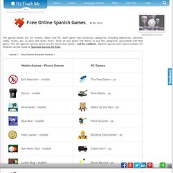 Free Online Spanish Games