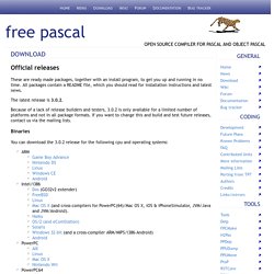 Free Pascal - Download