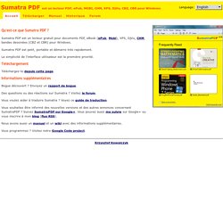 Free PDF Reader - Sumatra PDF