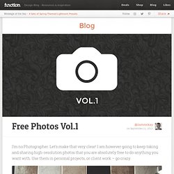 Free Photos Vol.1 – Function