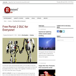 Free Portal 2 DLC for Everyone!