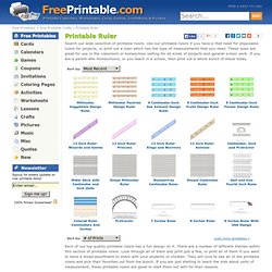 Free Printable Ruler - FreePrintable.com