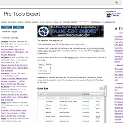 Free Pro Tools Plug Ins - Pro Tools Expert