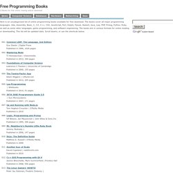 Free Programming Books