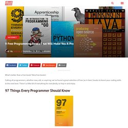 9 Free Programming Books That Will Make You A Pro