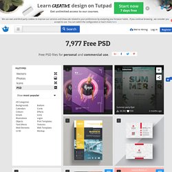 Free PSD - Over 10,000 Free PSD files