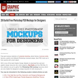 Free PSD Mockups for Designers