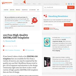 100 Free High-Quality XHTML/CSS Templates