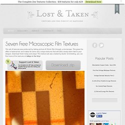 Free High Resolution Textures - Lost and Taken