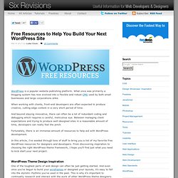 Free Resources to Help You Build Your Next WordPress Site