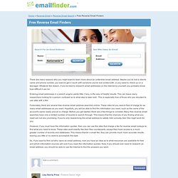 Free Reverse Email Finders