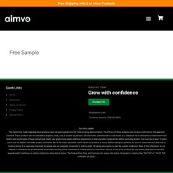 Free Sample - Aimvo CBD