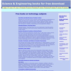 Free Science and Engineering books
