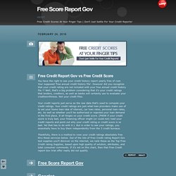 Free Score Report Gov