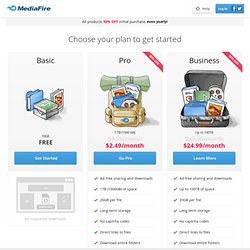 Free Cloud Storage - MediaFire