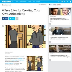 6 Free Sites for Creating Your Own Animations
