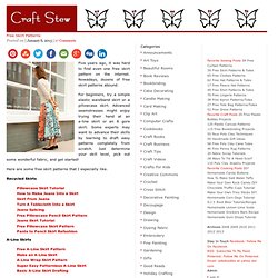 39 Free Skirt Patterns