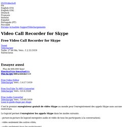 Skype Video Recorder