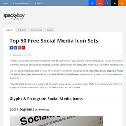 30 Amazingly Creative Social Bookmarks Icon Sets