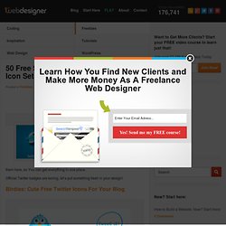 50 Free Social Twitter Resources and Icon Sets